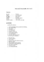 English Worksheet: Beowulf (film)