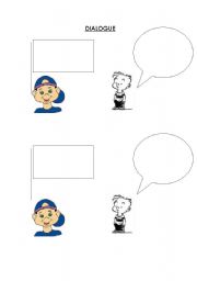 English Worksheet: Dialogue