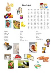 English Worksheet: Breakfast