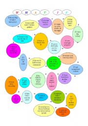 English Worksheet: Mixed Conditionals board game