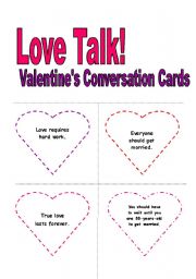Love Conversation Cards [3 pages]
