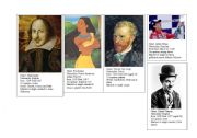 English Worksheet: Famous people from the past