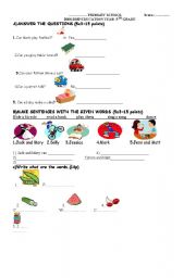 English worksheet: worksheet