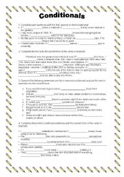 English Worksheet: Conditionals
