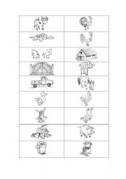 English worksheet: Farm words