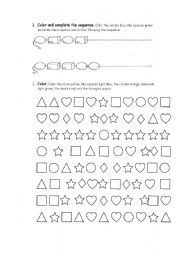 English Worksheet: Shapes