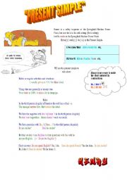 English Worksheet: Present Simple