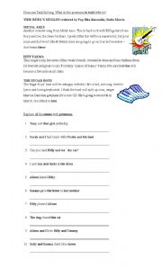 English worksheet: Pronouns