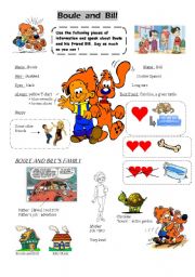 English Worksheet: Boule & Bill