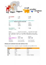 English Worksheet: BIG, BIGGER, THE BIGGEST