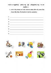 English worksheet: EXPRESSING LIKES & DISLIKES II