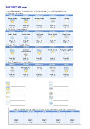 English Worksheet: weather 1