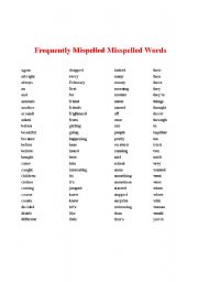 English worksheet: Spelling tool