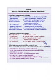 English Worksheet: Conditionals