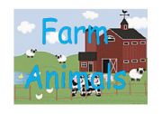 English Worksheet: FARM ANIMALS FLASHCARDS