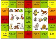 English Worksheet: Game What Animal is It