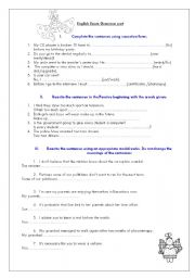 English Worksheet: Grammar Test