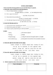 English worksheet: Natural Born Kissers