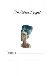 English worksheet: Project on Egypt