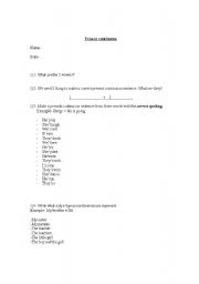 English Worksheet: Present continuous