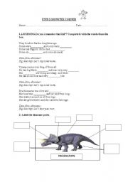 English Worksheet: Animal Descriptions