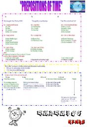 Prepositions of time