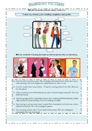 English Worksheet: fashion victims