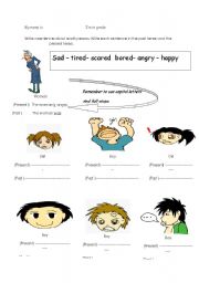 English Worksheet: Feelings