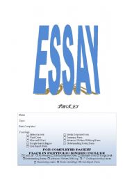 English Worksheet: Essay Packet