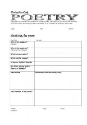 English Worksheet: Advanced Level 