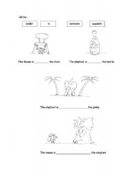 English worksheet: Prepositions