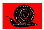 English Worksheet: Poem of a snail