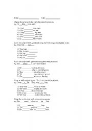 English Worksheet: Body parts and Clothing
