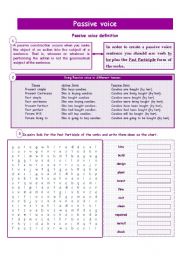 PASSIVE VOICE DIFFERENT TENSES