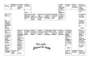 English Worksheet: Boardgame - around the house