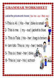 English Worksheet: grammar worksheet