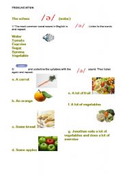 English Worksheet: pronunciation