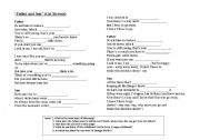 English worksheet: Song - Cat Stevens - Father and Son (gap filling exercise)