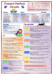 English Worksheet: Present Perfect Simple