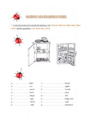 English Worksheet: COUNTABLE AND UNCOUNTABLE NOUNS