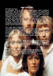 English Worksheet: The history of ABBA