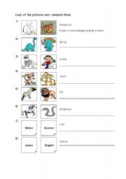 English Worksheet: comparison