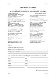 English worksheet: Viva la Vida (Coldplay)