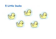 English Worksheet: Five little ducks