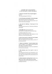 English Worksheet: Idioms: AGREEIN AND DISAGREEING