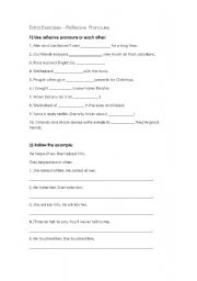 English worksheet: Reflexive Pronouns