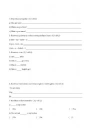 English worksheet: Personal Pronouns