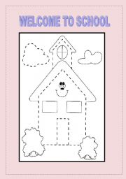 English Worksheet: Welcome to school