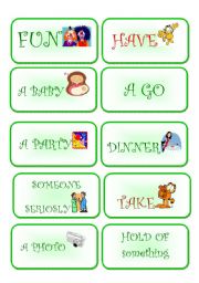 English Worksheet: Do, Make, Have orTake