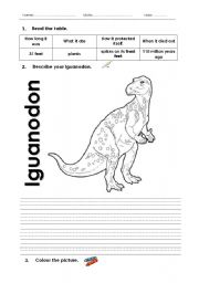 English Worksheet: Describe_Your_Dinosaur_03